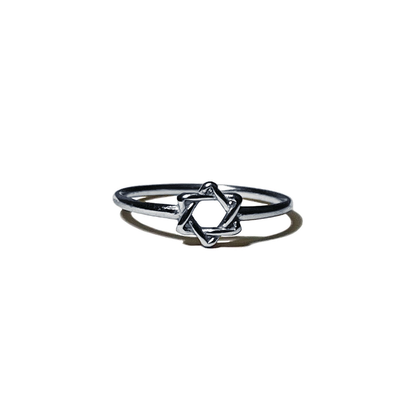 the star of david ring - silver or gold